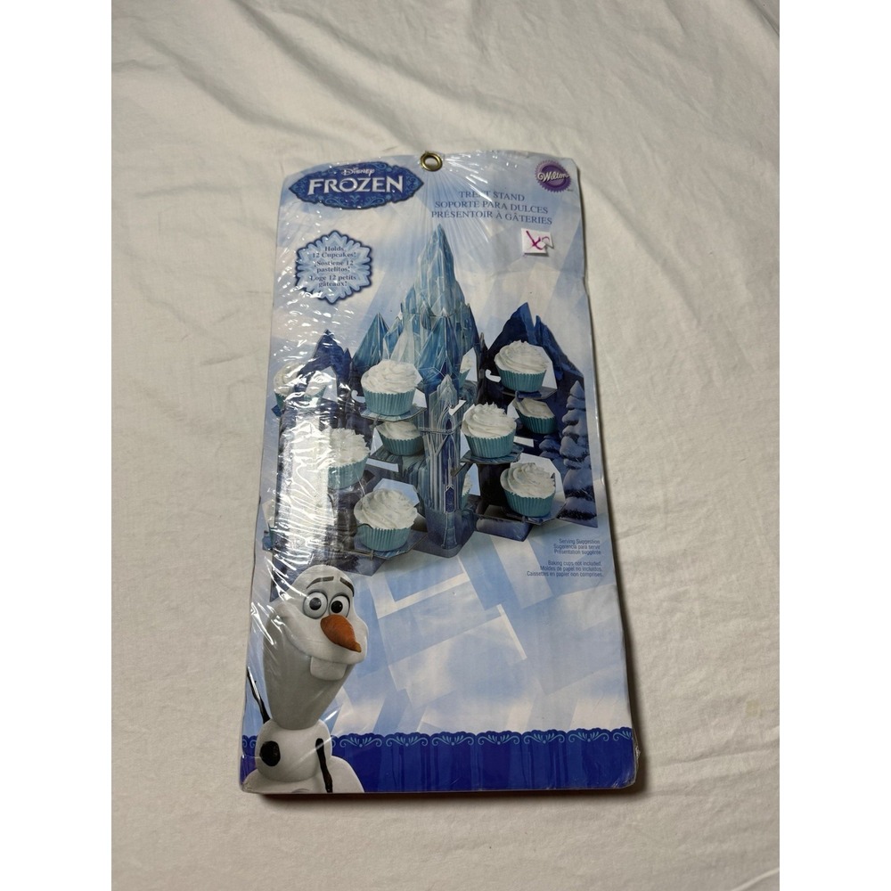 Wilton Disney Frozen ICE CASTLE Cupcake Treat Stand for 12 Cupcakes Cardboard